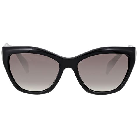 Prada Poeme Grey Gradient Sunglasses PR